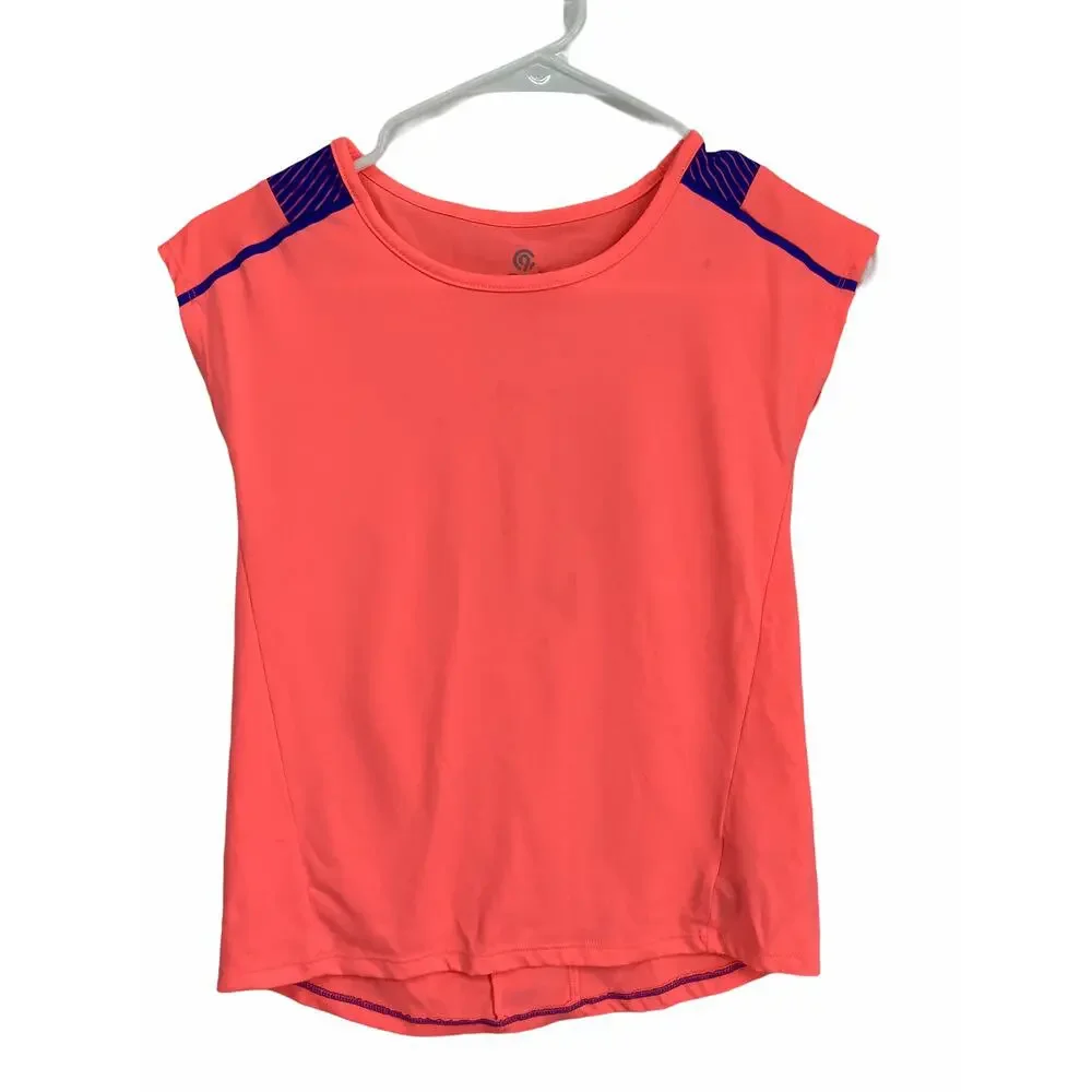 Champion Coral Purple Muscle Tee Medium 7/8